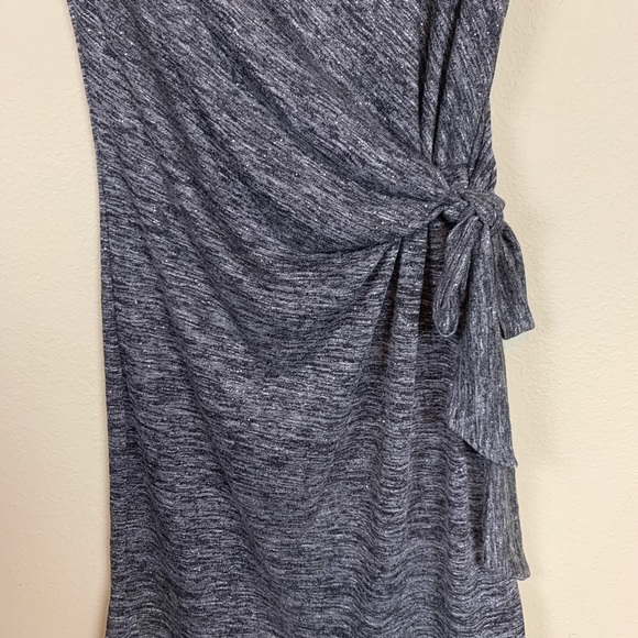 Max Mara Weekend Line Gray Faux Wrap Dress size S - Picture 3 of 6